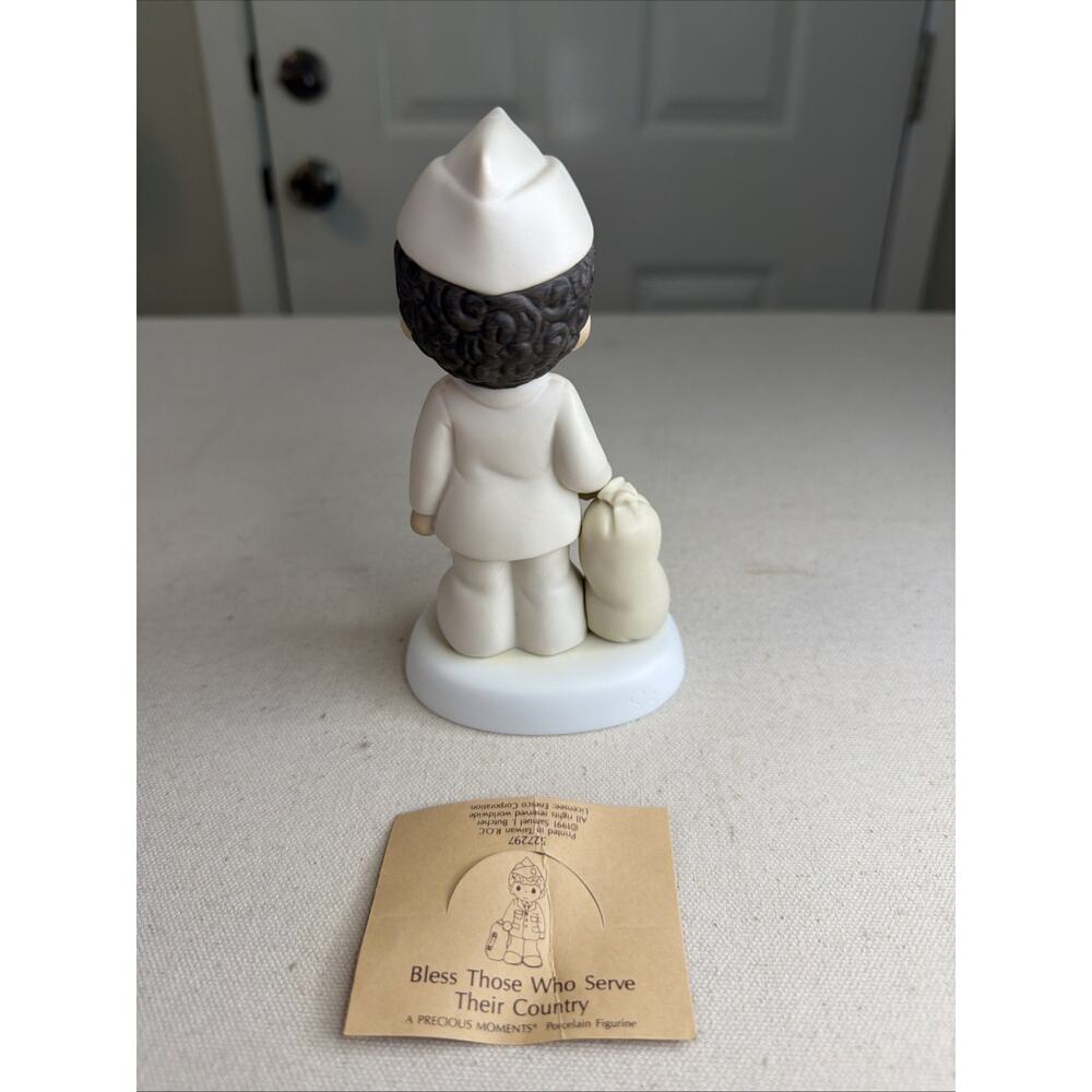Bless Those Who Serve Their Country 527289/527297 Precious Moments 1991 Set of 2 - Picture 3 of 11